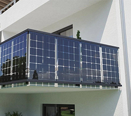 Balkon PV -monteringssystem