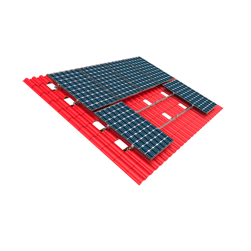 Flisetag pv -montering