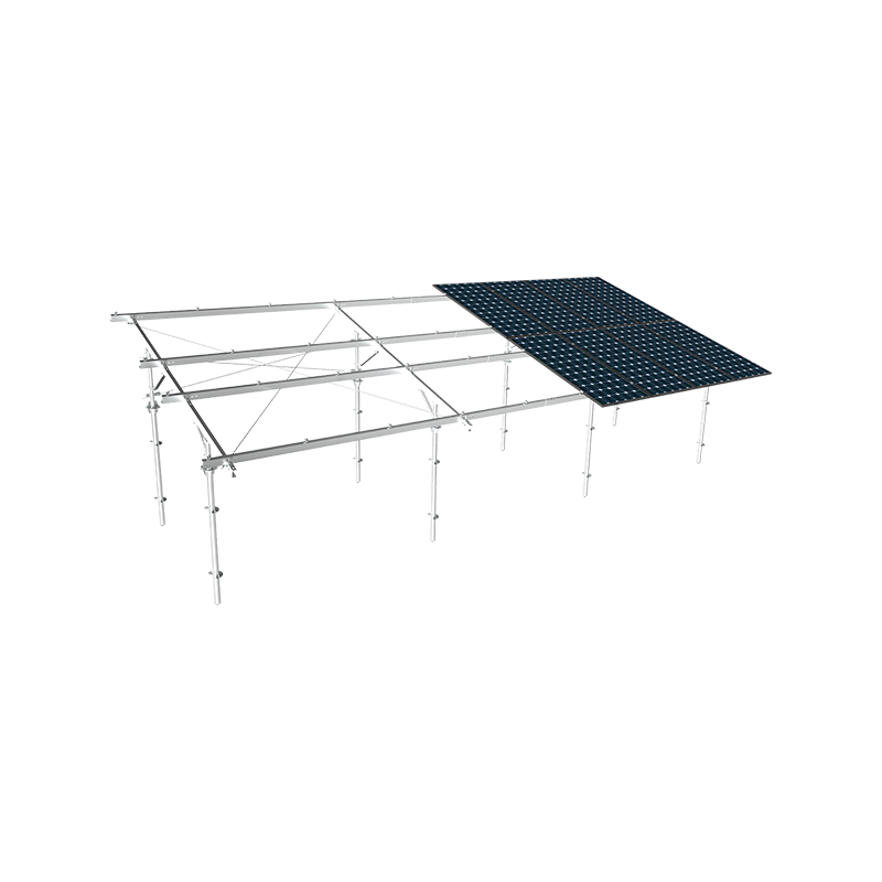 Landbrugs-solhybrid PV-montering